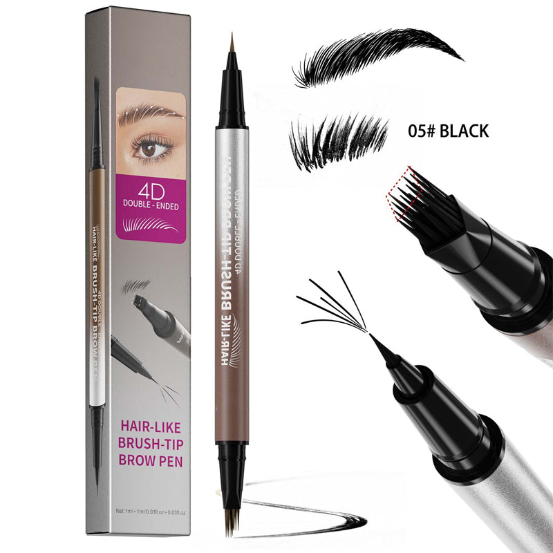 🏆 Last Day Special Price $19.99! 🔥Buy 1 Get 1 Free🎁2-in-1 Waterproof Liquid Brow Pen💕