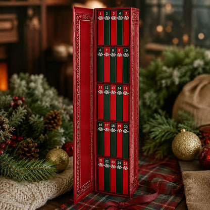 ⚡⚡⚡LAST 44 PCS LEFT!!! 25-Day Mini Book Ornament Advent Calendar for Book Lovers,