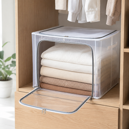 Stackable Front-Opening Clothes Storage Box