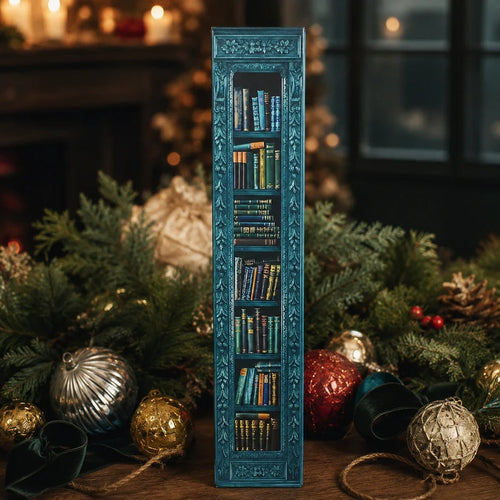 ⚡⚡⚡LAST 44 PCS LEFT!!! 25-Day Mini Book Ornament Advent Calendar for Book Lovers,