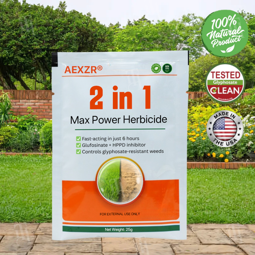✨ From Weed Jungle to Perfect Lawn! | ⏱️ Watch Weeds Wither in 6 Hours!  |AEXZR® 2-in-1 Max Power Herbicide (100% Glyphosate-Free)