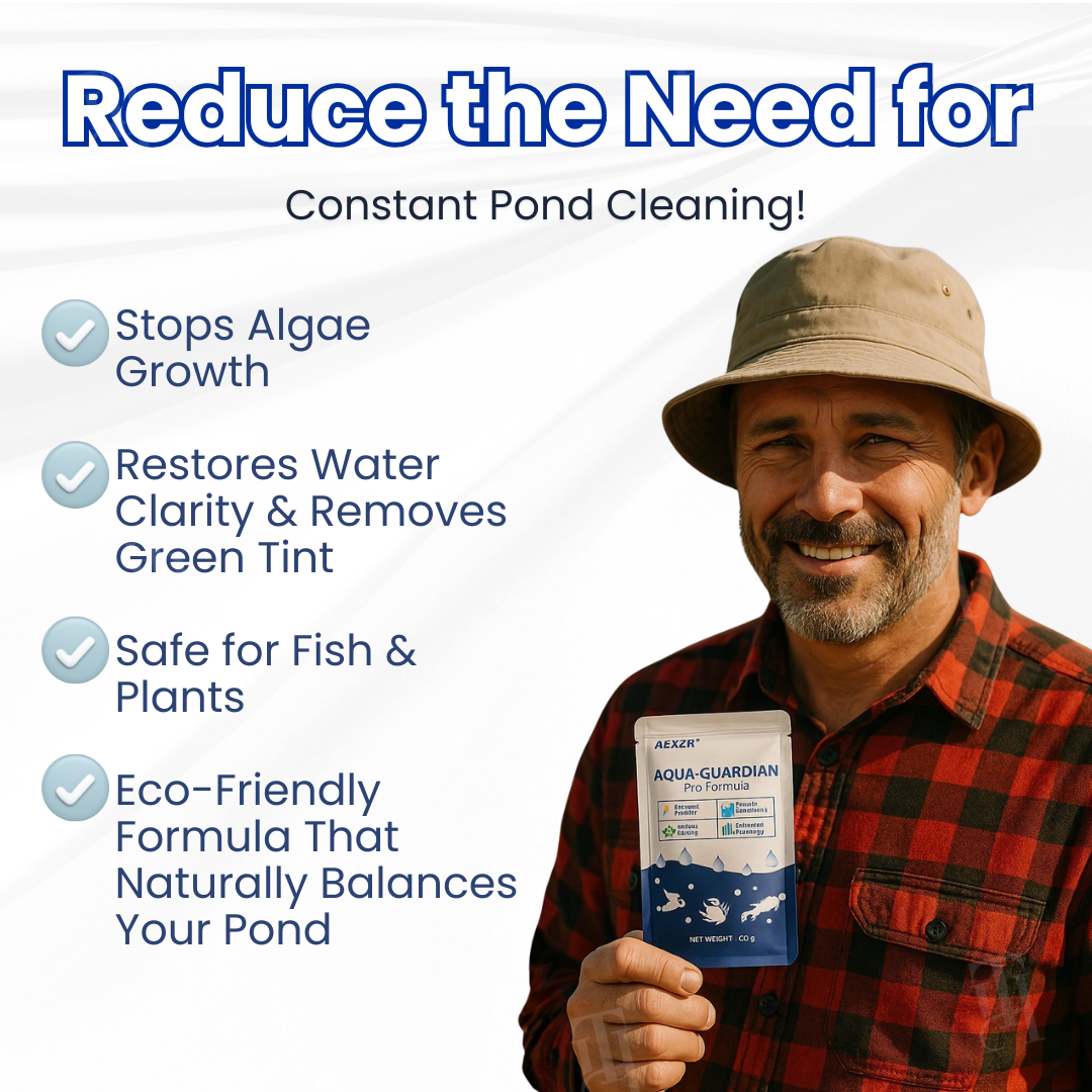 ✨ From Green to Clean in 24H! The Safe Bio-Active Pond Clarifier 🛡️AEXZR® Aqua-Guardian Pro Formula