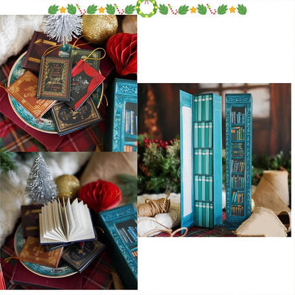⚡⚡⚡LAST 44 PCS LEFT!!! 25-Day Mini Book Ornament Advent Calendar for Book Lovers,
