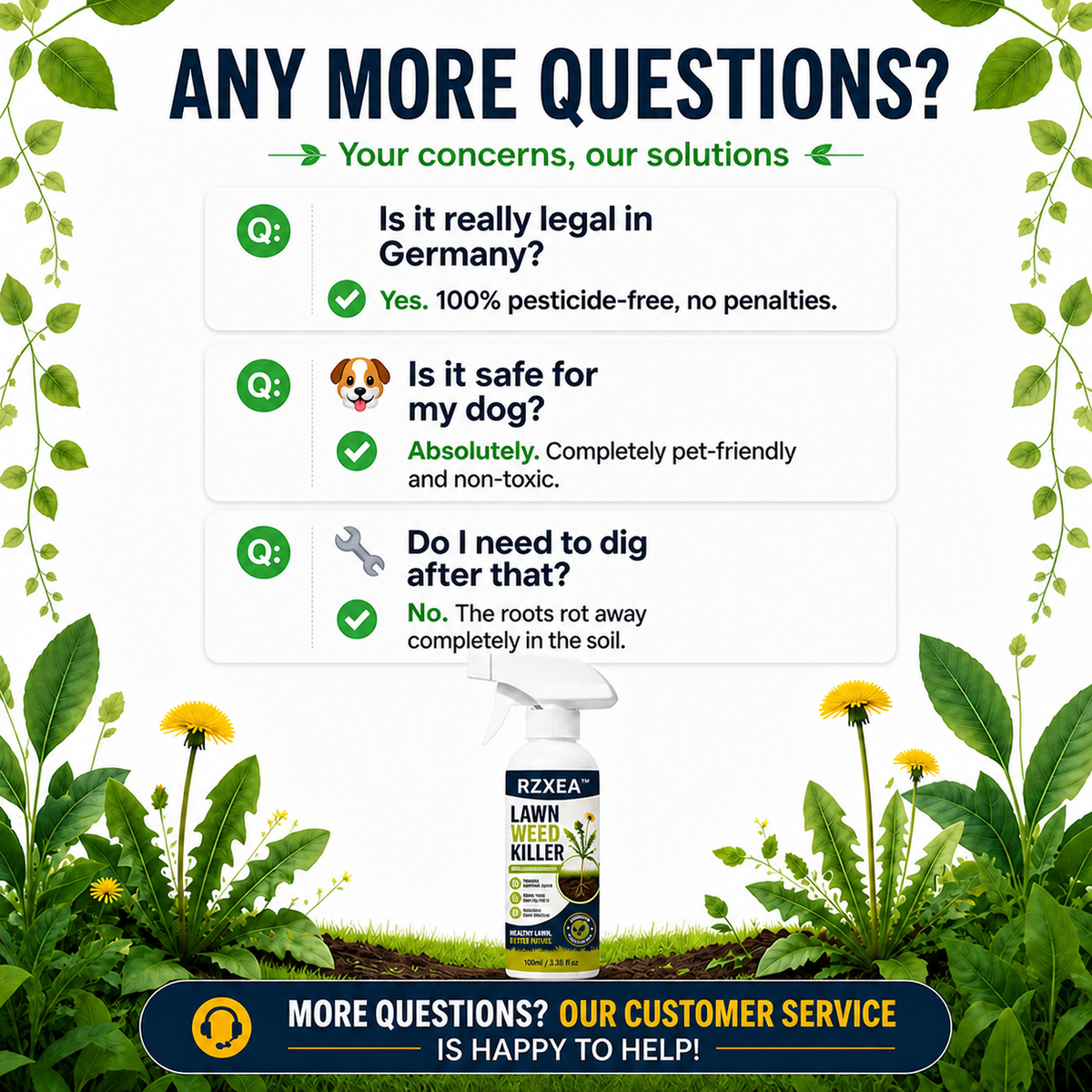⚡⚡⚡LAST 44 PCS LEFT!!! ⚡ [Easy and stress-free weeding in the garden] Herbicide for domestic use