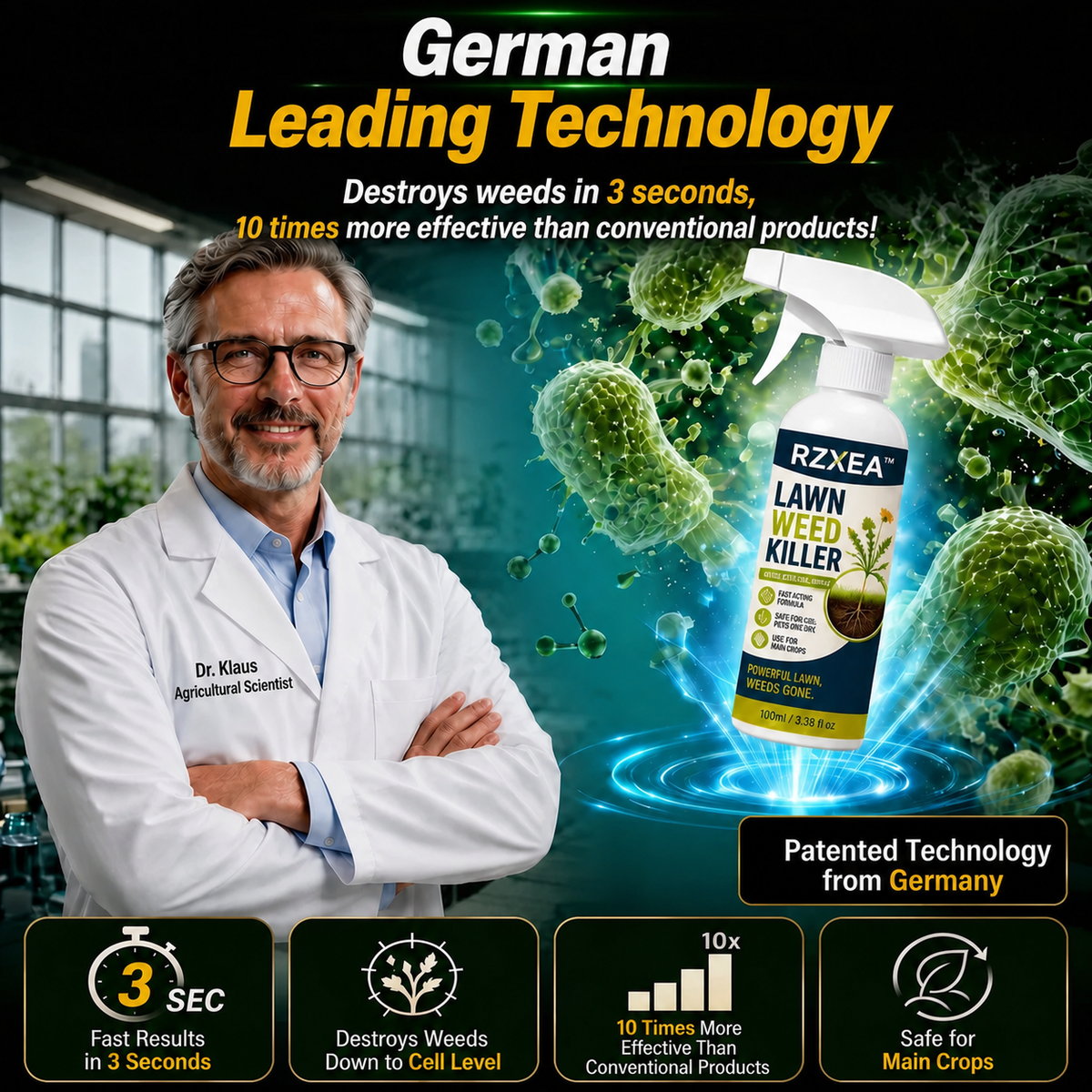 ⚡⚡⚡LAST 44 PCS LEFT!!! ⚡ [Easy and stress-free weeding in the garden] Herbicide for domestic use