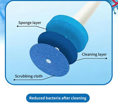 ⚡⚡⚡LAST 44 PCS LEFT!!! 🔥LAST DAY SALE $19.99.!!⚡50K+ SOLD!🚽💦Hands-Free Cleaning Gadget🧽Disposable toilet cleaning tool