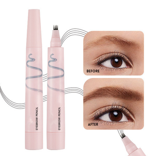 4-Prong Eyebrow Pencil for Hair-Like Brow Strokes