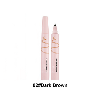 4-Prong Eyebrow Pencil for Hair-Like Brow Strokes