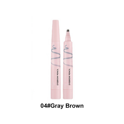 4-Prong Eyebrow Pencil for Hair-Like Brow Strokes