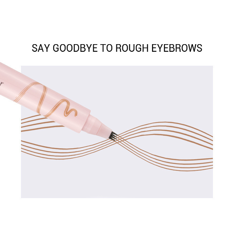4-Prong Eyebrow Pencil for Hair-Like Brow Strokes