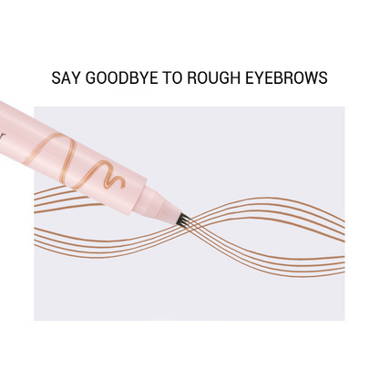 4-Prong Eyebrow Pencil for Hair-Like Brow Strokes