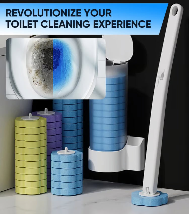 ⚡⚡⚡LAST 44 PCS LEFT!!! 🔥LAST DAY SALE $19.99.!!⚡50K+ SOLD!🚽💦Hands-Free Cleaning Gadget🧽Disposable toilet cleaning tool