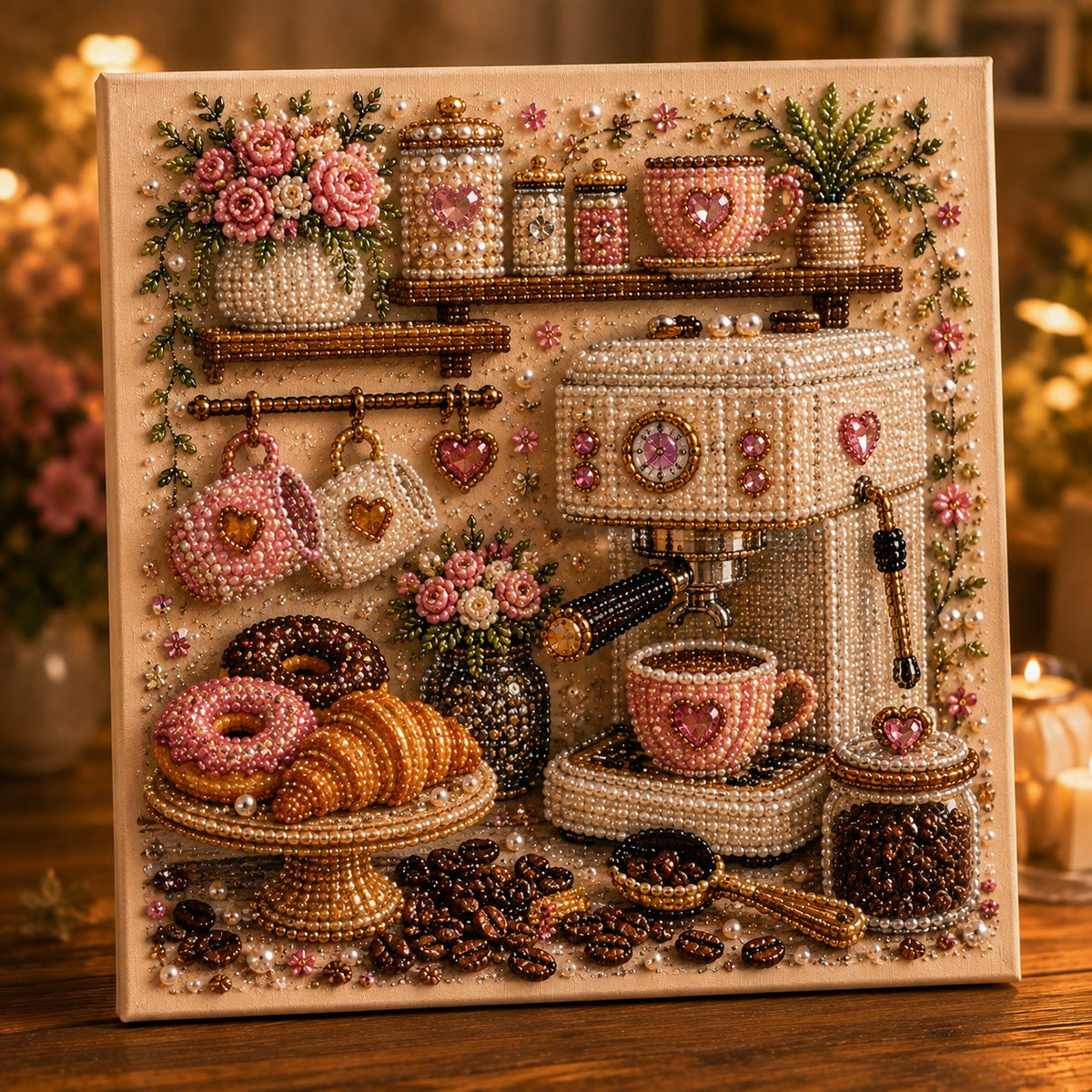 Cozy Hobby Rooms 3D Diamond Art Kit