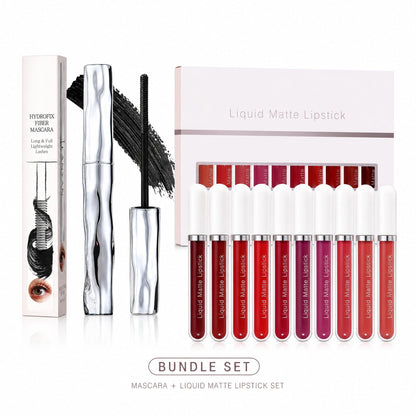 💋OUTDR™ 10Pcs Matte Waterproof Lip Gloss Set💄