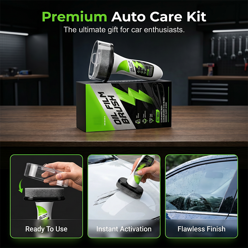 Car Glass Oil Film Cleaner Brush