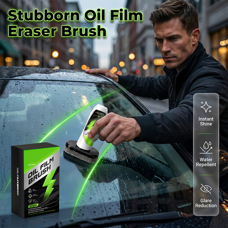 Car Glass Oil Film Cleaner Brush