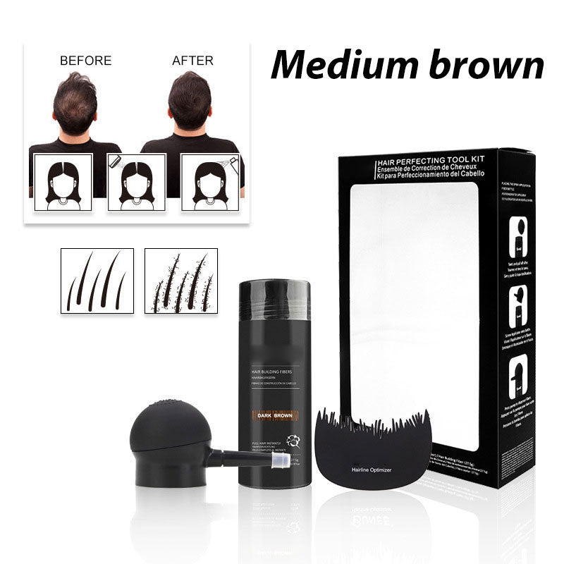 Hair Building Fibers Kit for a Fuller-Looking Style