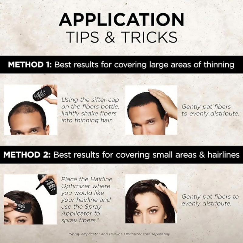 Hair Building Fibers Kit for a Fuller-Looking Style