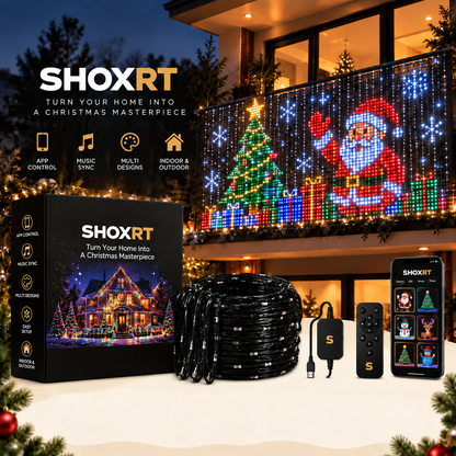 SHOXRT smart animated Christmas balcony lights - view 1
