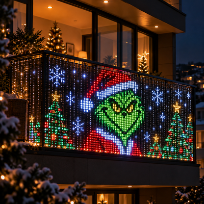 SHOXRT smart animated Christmas balcony lights - view 6