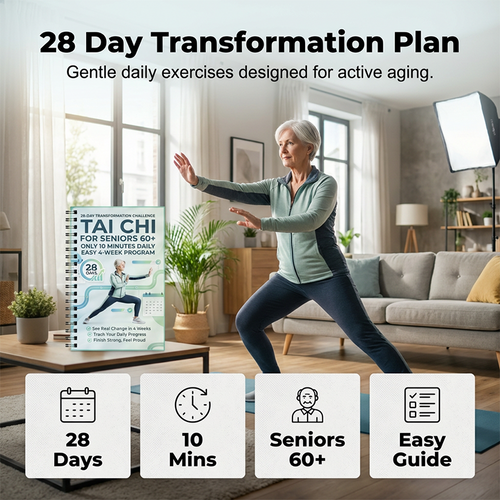 ⏳ Limited-Time Offer: 60% OFF ⏰ Wellness Tip | 28-Day Tai Chi Book 🧘☯️
