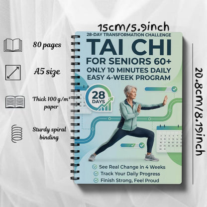 ⏳ Limited-Time Offer: 60% OFF ⏰ Wellness Tip | 28-Day Tai Chi Book 🧘☯️