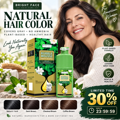 🏆 Last Day Special Price £11.99! 💇‍♀️Long‑Lasting Plant‑Based Foam Hair Dye｜Ammonia‑Free Easy DIY At‑Home Foam Hair Color